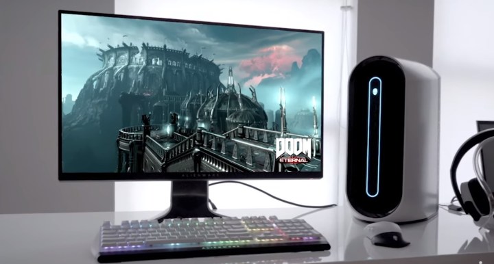 Alienware AW2720HF monitor on a desk.