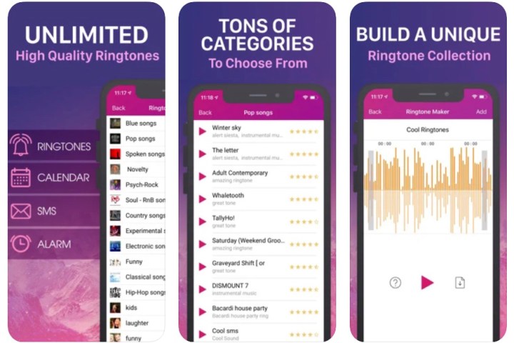 Suonerie fantastiche: app Ringtone Maker.