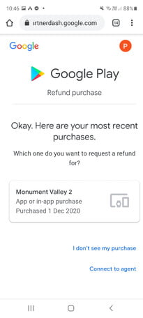 how to google play store refund app screenshot 1 205x456