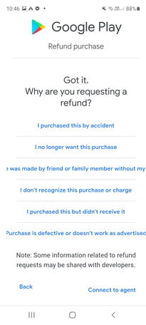 how to google play store refund app screenshot 2 205x456