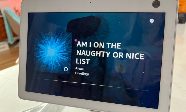 Alexa hey santa on Echo Show
