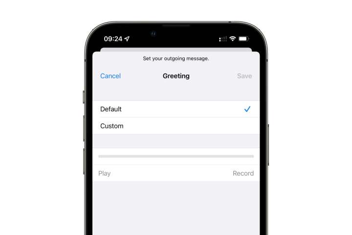 how to set up voicemail on an iphone record visual greeting ios 15