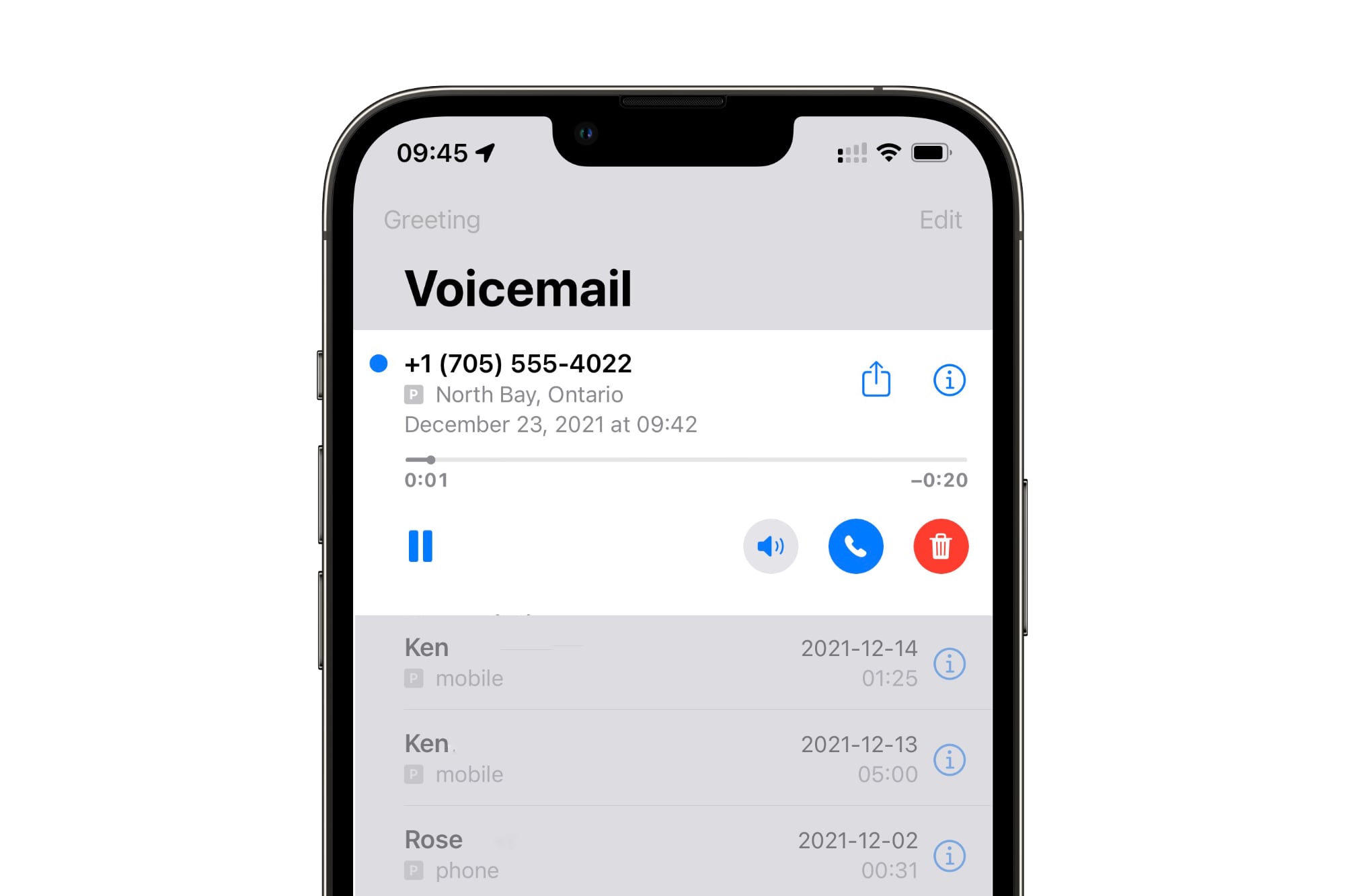 how to set up voicemail on an iphone visual listening ios 15
