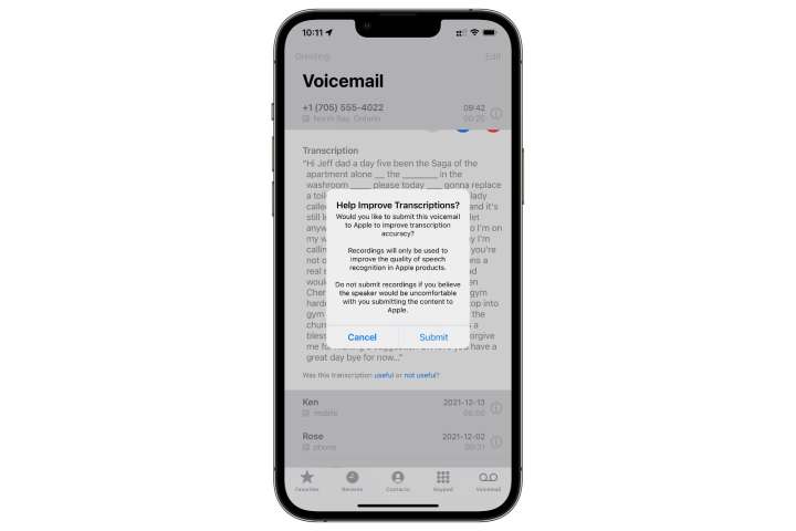 how to set up voicemail on an iphone visual report transcription feedback