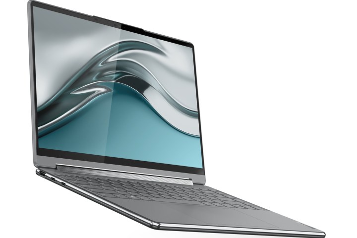 A Lenovo Yoga 9i viewed from the right side.