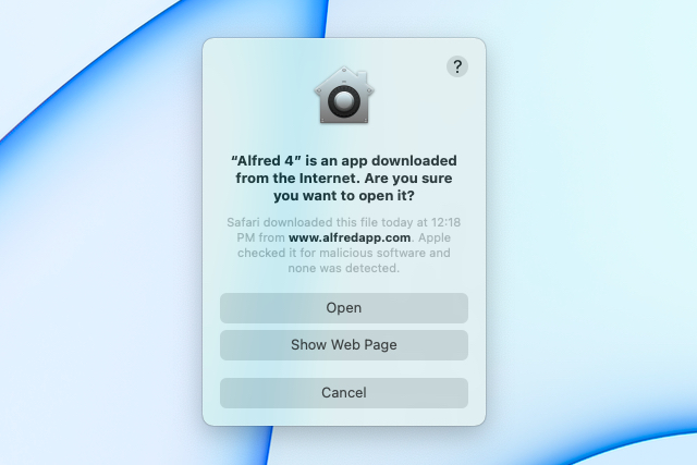 come bloccare i download di app sospette mac alert da internet