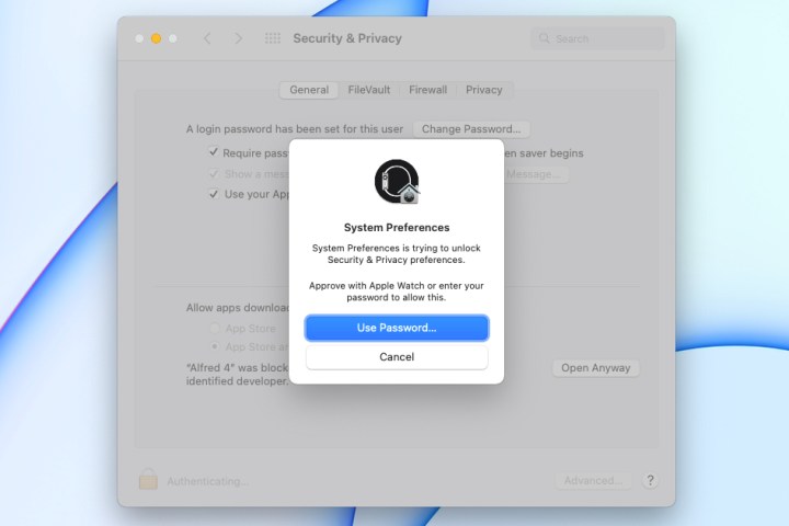 come bloccare i download di app sospette mac privacy security inserisci la password