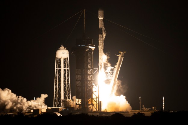A SpaceX Falcon 9 rocket launches with NASA’s Imaging X-ray Polarimetry Explorer (IXPE) spacecraft onboard from Launch Complex 39A, Thursday, Dec. 9, 2021, at NASA’s Kennedy Space Center in Florida. The IXPE spacecraft is the first satellite dedicated to measuring the polarization of X-rays from a variety of cosmic sources, such as black holes and neutron stars. Launch occurred at 1 a.m. EST.