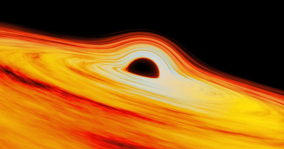 Vea la aterradora escala de un agujero negro supermasivo