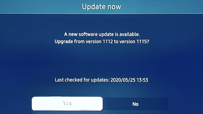 how to update software samsung tv 2