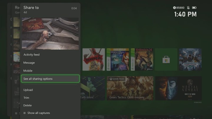 come registrare una condivisione di gioco su Xbox One