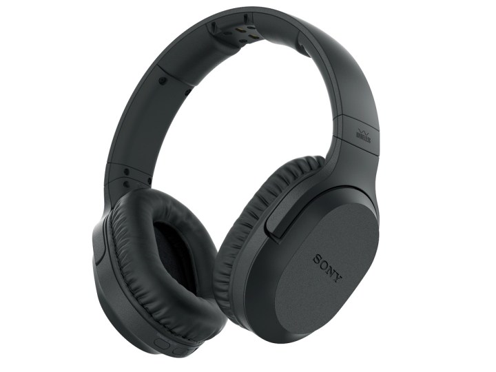 Los auriculares inalámbricos Sony WHRF400 sobre un fondo blanco.
