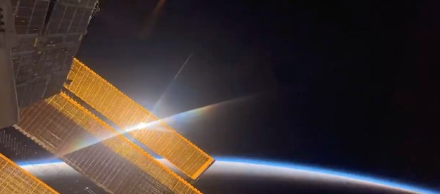 A time-lapse from the space station.