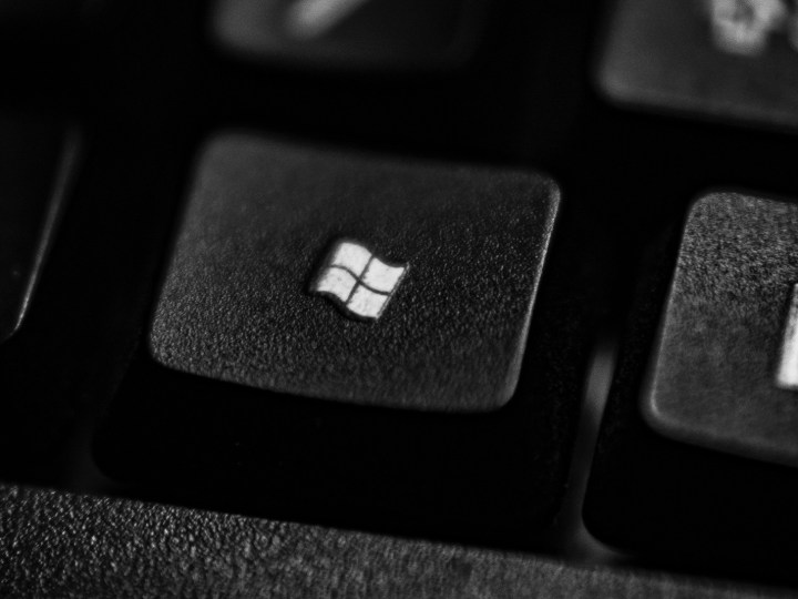 Tecla del teclado de Windows con logotipo.