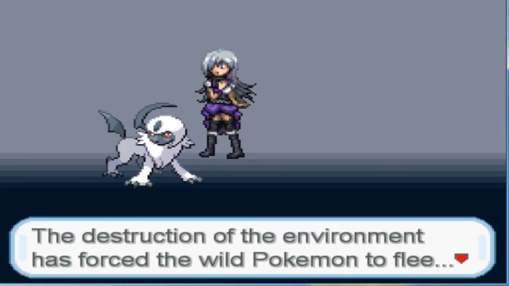 A woman talking about the environment and pokemon.