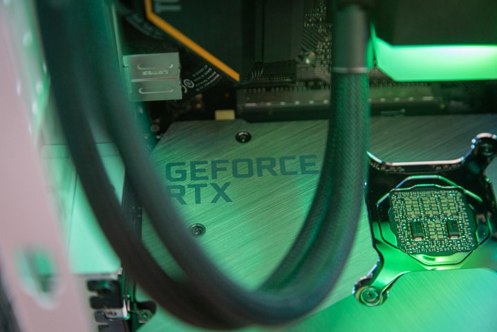 GeForce logo on the RTX 3080.