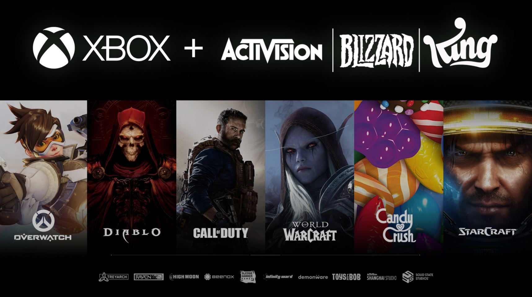 Xbox ने 18 जनवरी, 2022 को एक्टिविज़न ब्लिज़ार्ड का अधिग्रहण किया और कॉल ऑफ़ ड्यूटी, कैंडी क्रश और बहुत कुछ के अधिकार प्राप्त किए।