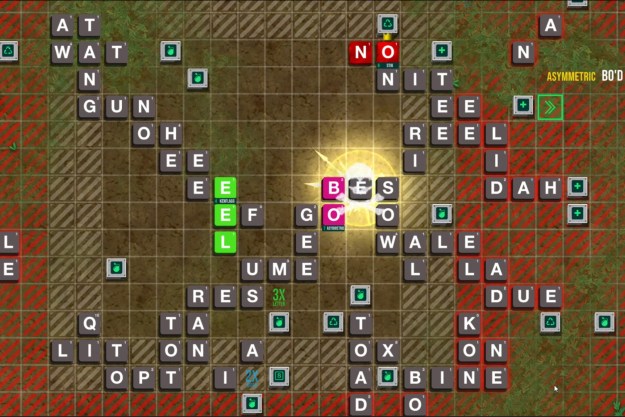 Ett spel med Scrabble Battle Royale