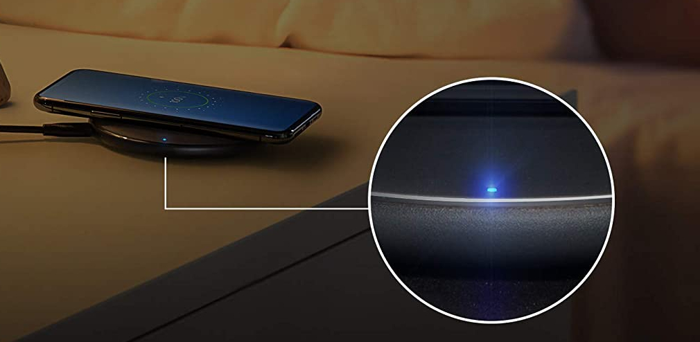 how to use wireless charger samsung indicator light