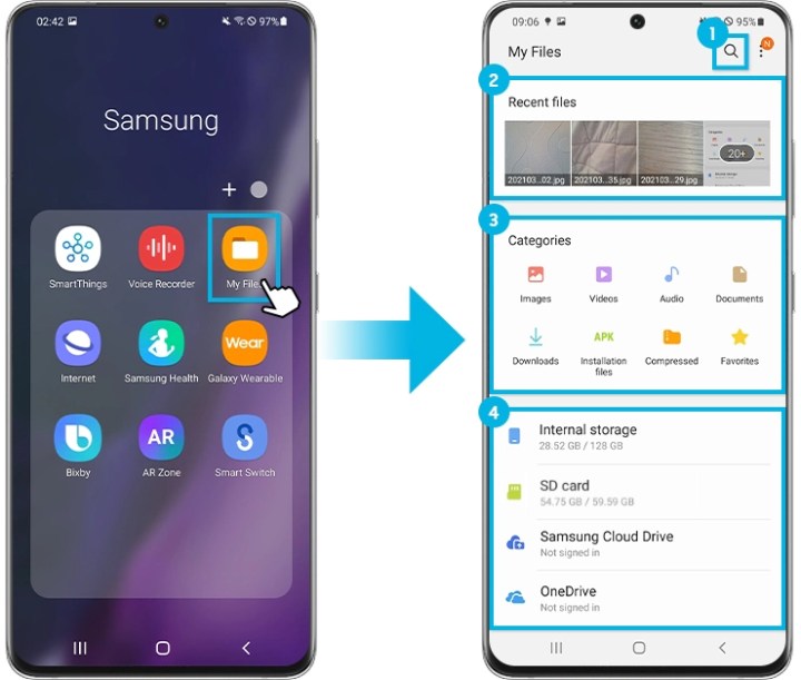 How to use the Samsung My Files app | Digital Trends