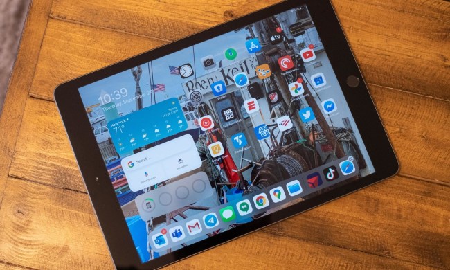 The iPad 10.2 on a table.