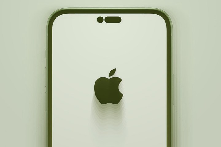 Presunto aspetto frontale dell'iPhone 14 Pro
