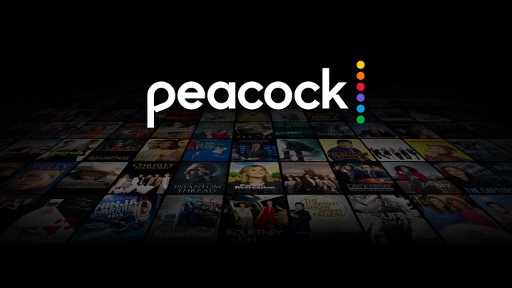 The Peacock TV app.