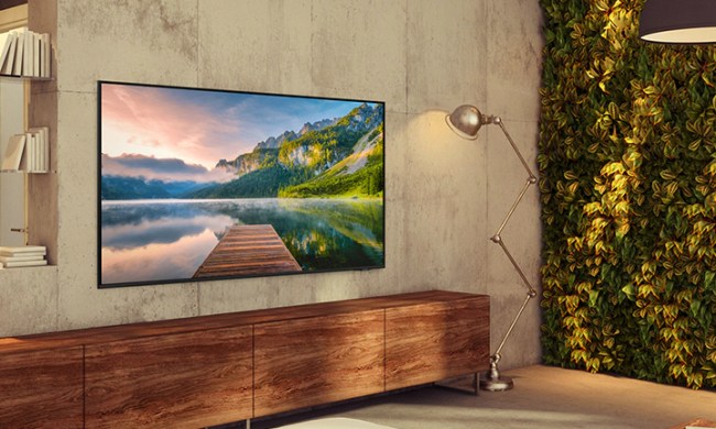 Samsung 43-inch AU8000 in a livingroom.