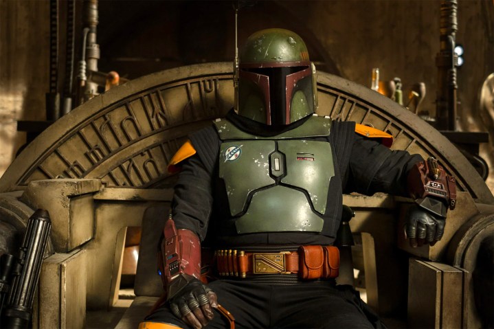 Temuera Morrison in a scene from The Book of Boba Fett.