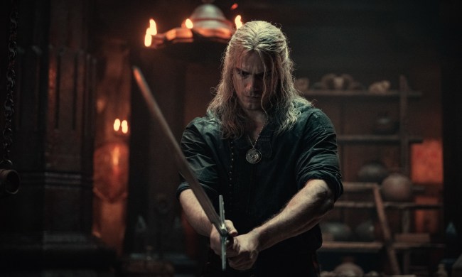 Henry Cavill as Geralt in a scene from season 2 of The Witcher.