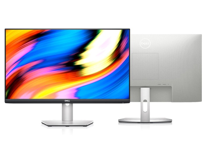 Front and rear view of the Dell 24-inch 1080p monitor.