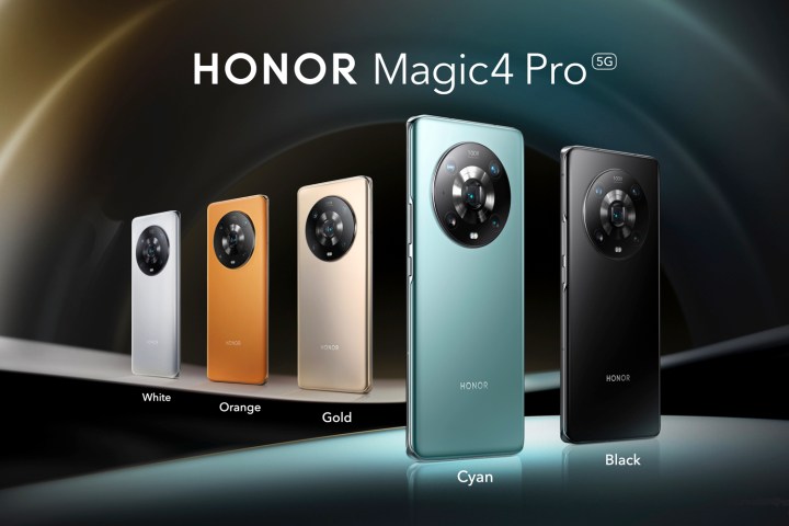 The Honor Magic4 Pro comes in five colors.
