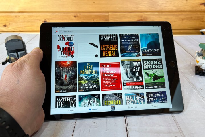 The iPad 10.2 is great for reading.
