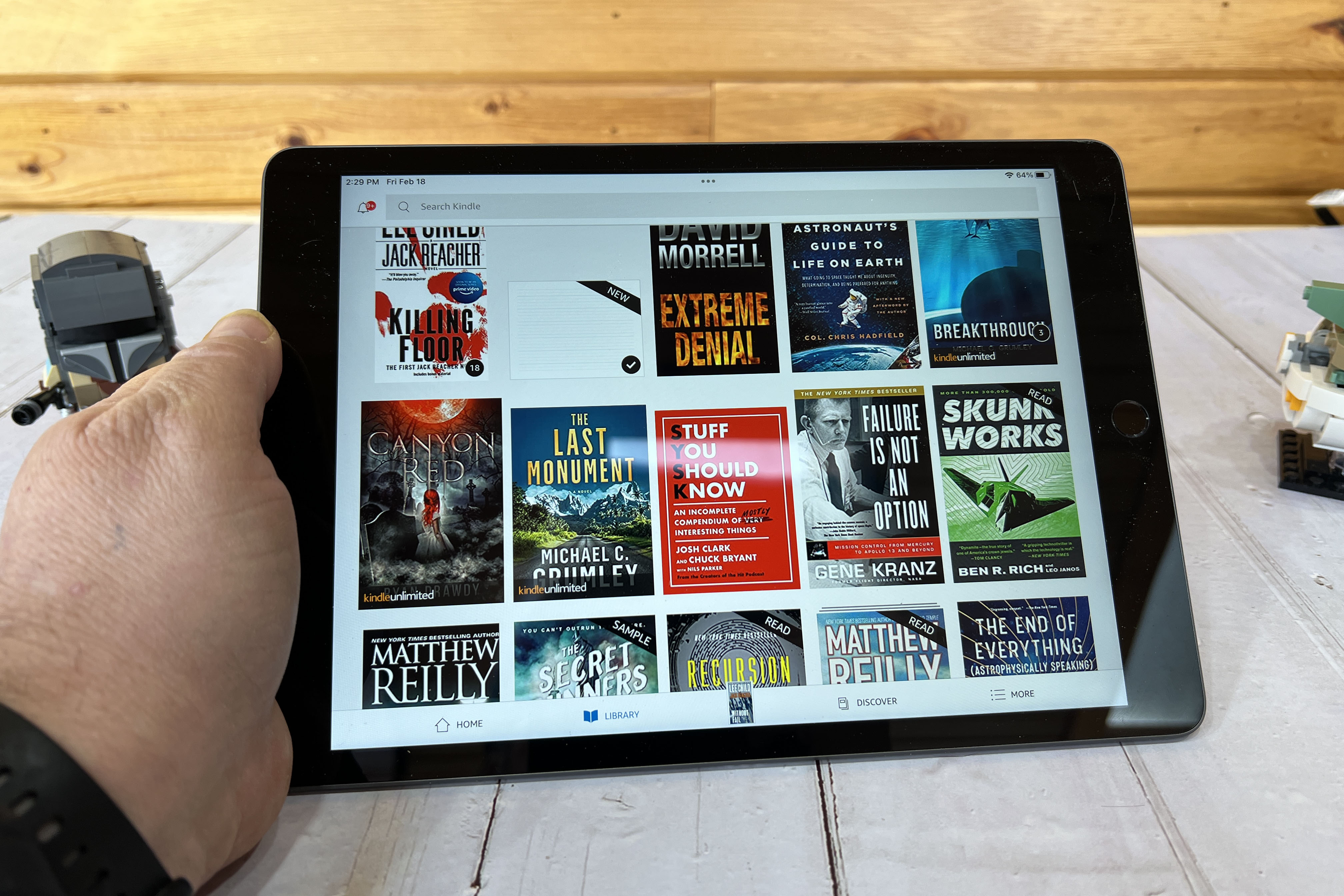 The iPad 10.2 is great for reading.