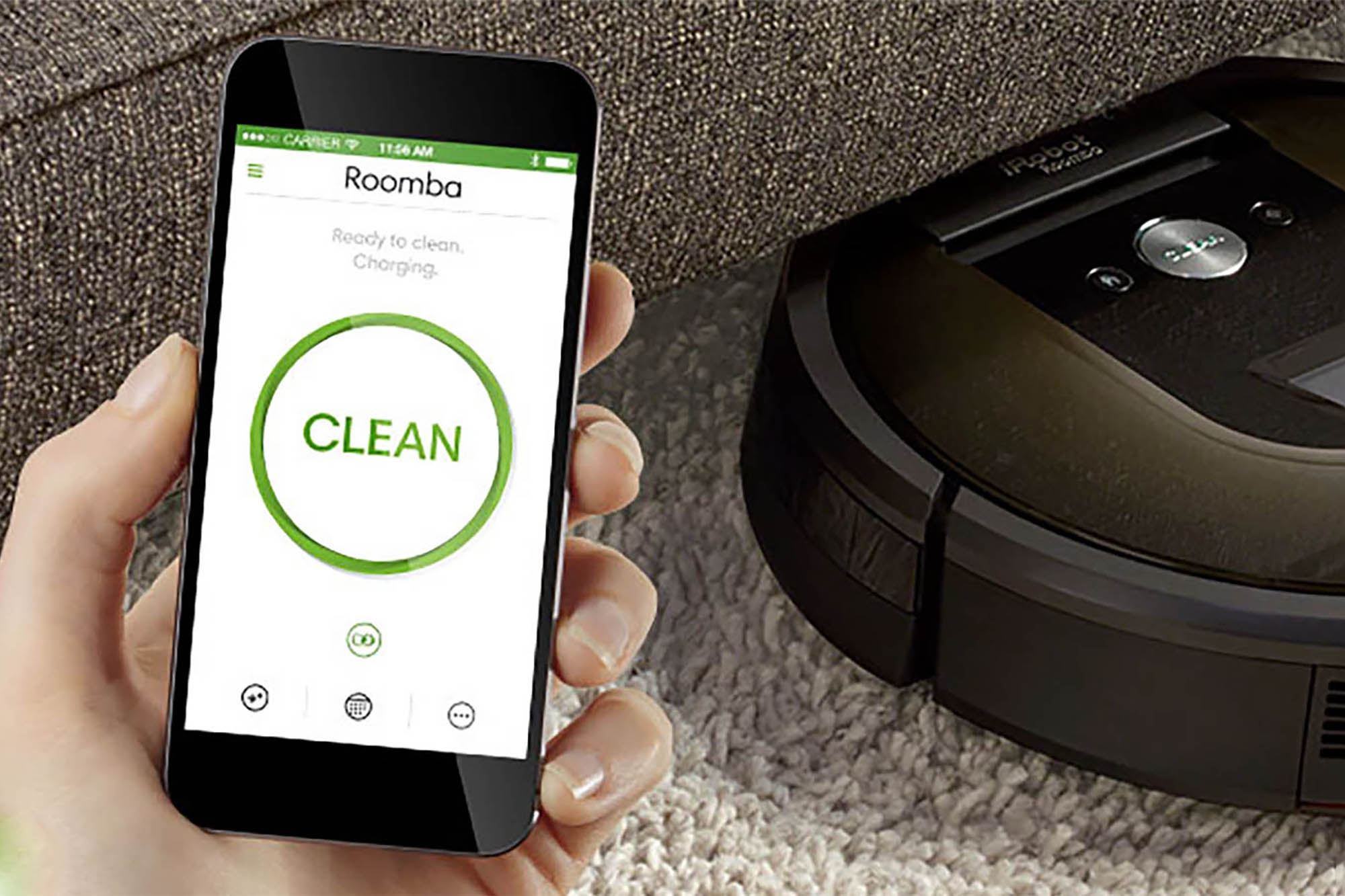 Управление пылесосом с телефона. IROBOT Roomba e5. IROBOT Home приложение. IROBOT Roomba e5 замена аккумулятора. Робот пылесос управление через телефон фото.