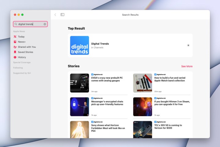 how to use apple news mac follow channel