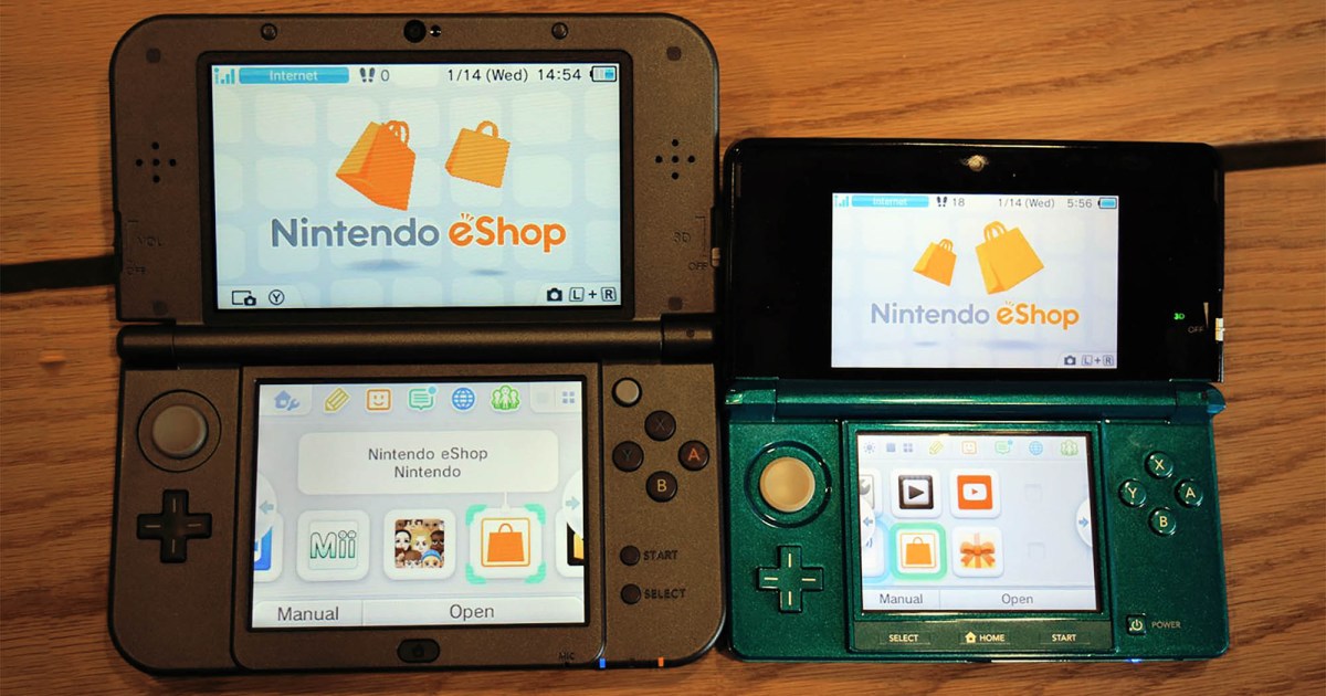 Browsing the Nintendo eShop on Nintendo 3DS One Last Time 