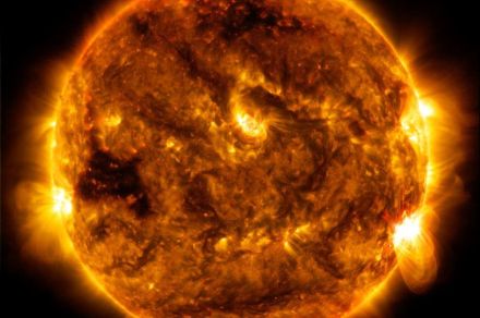 Remarkable imagery shows NASA probe hit by a solar storm thumbnail