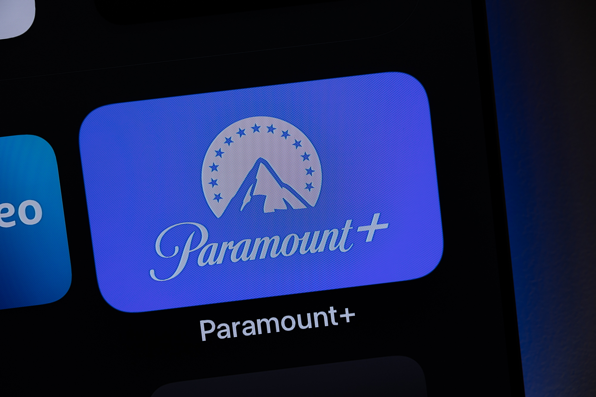 Paramount Plus logo.