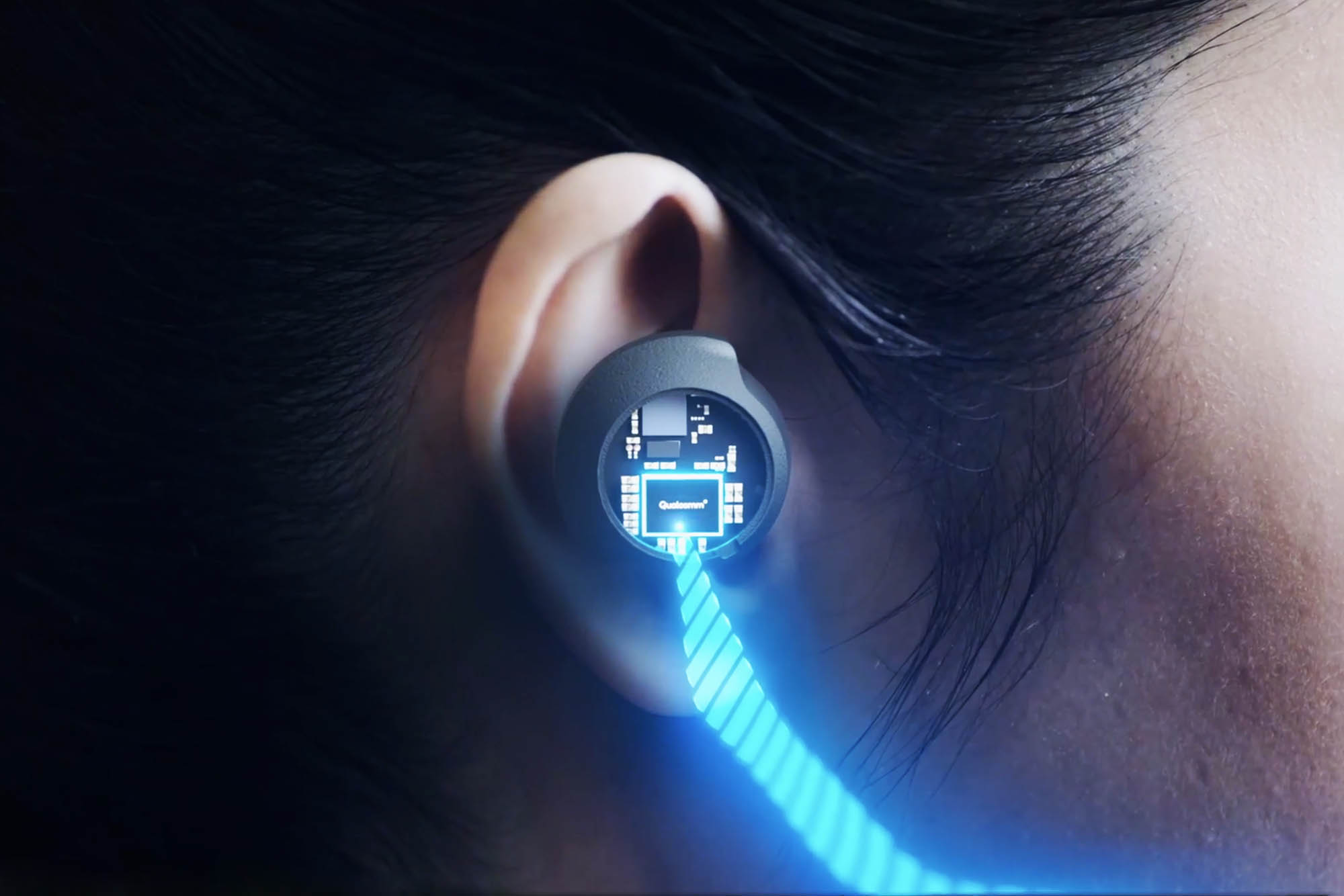 Qualcomm Snapdragon bluetooth audio que se utiliza en auriculares.