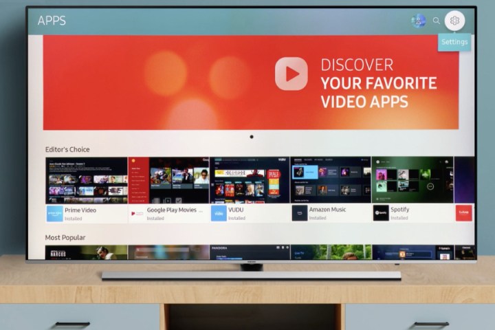 come eliminare le app sulla schermata del menu di impostazione della smart tv samsung