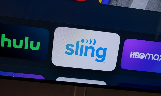 Sling TV logo on Apple TV.