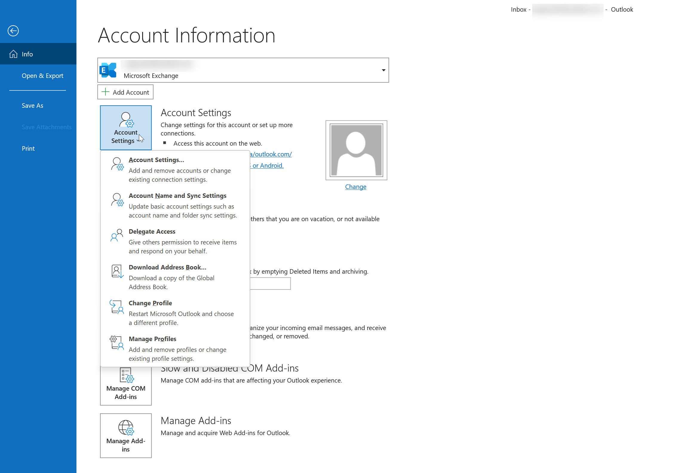  How to delete an Outlook account