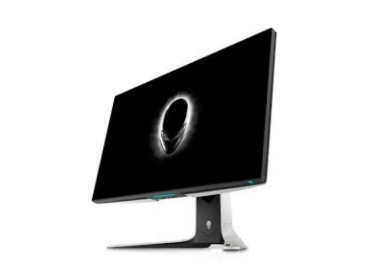 Alienware 27-inch gaming monitor on white background.