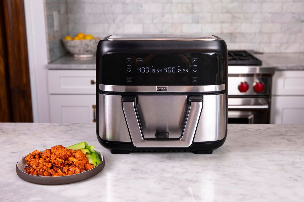 Cook efficiently with $120 off this Insignia dual-basket air fryer today  only