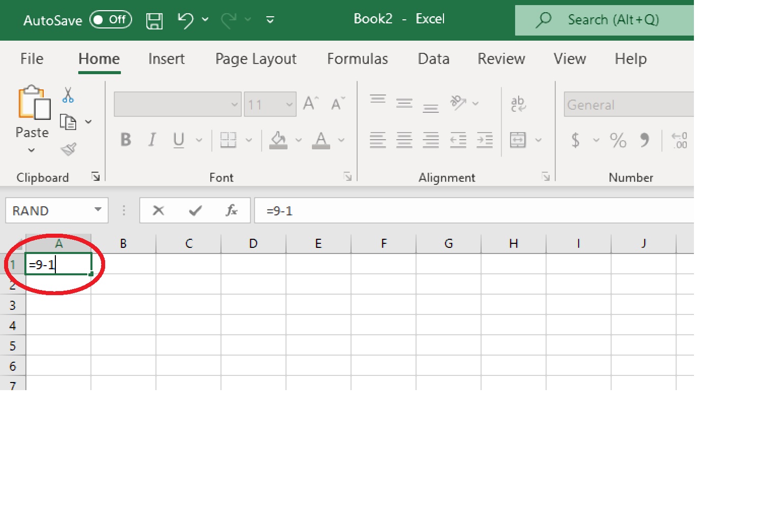  How to subtract in Excel