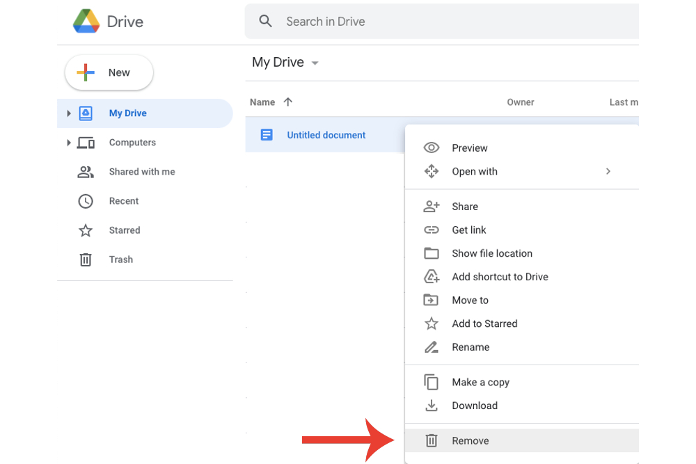 How to delete a file from Google Drive on desktop and mobile