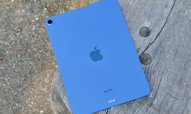The back of the iPad Air 5.