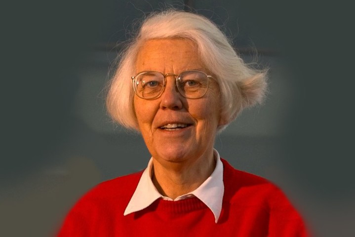 A portrait of Karen Spärck.