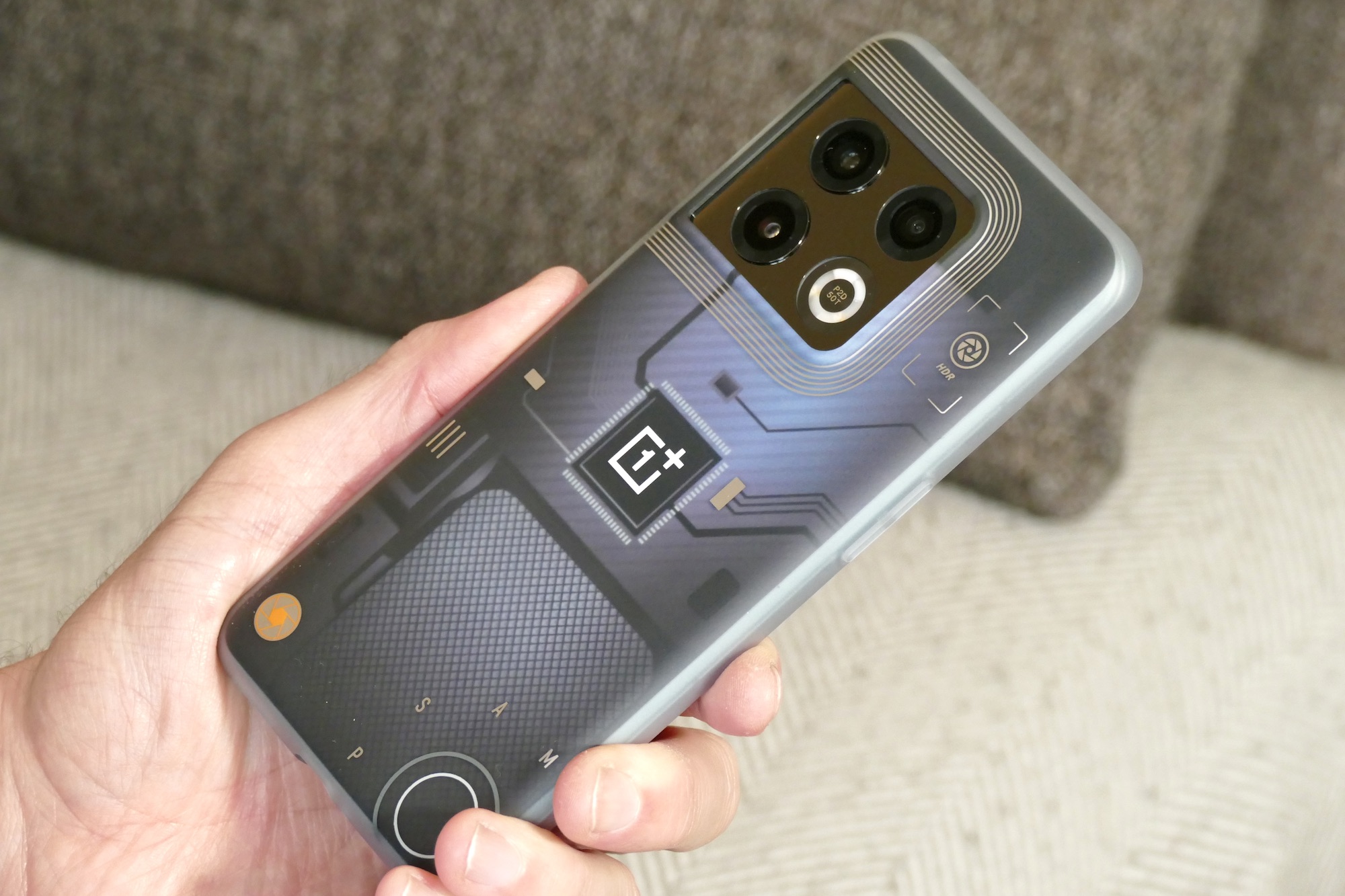OnePlus 10 Pro in its Camera case.